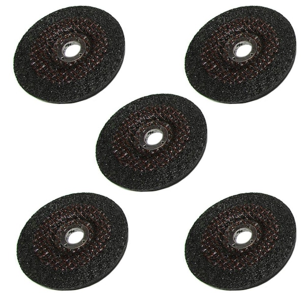 Aftermarket GW4001-5 T27 Metal Cut-Off Wheels for Angle Grinders 4" x 1/4" x 5/8" Pack of 5 OTK20-0819 - main